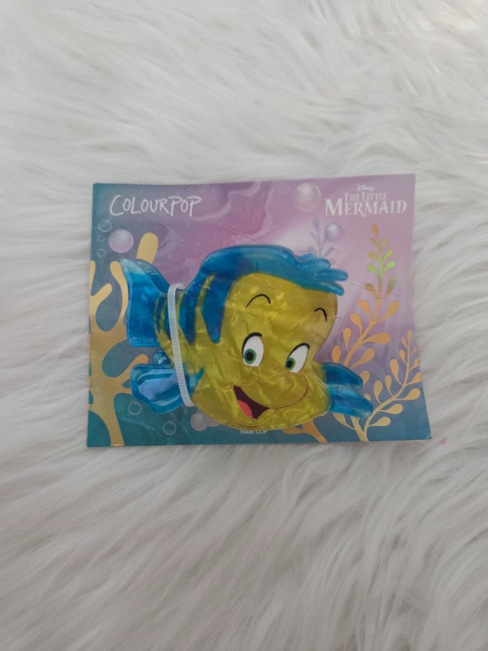 Colourpop x Little Mermaid Flounder Claw Clip